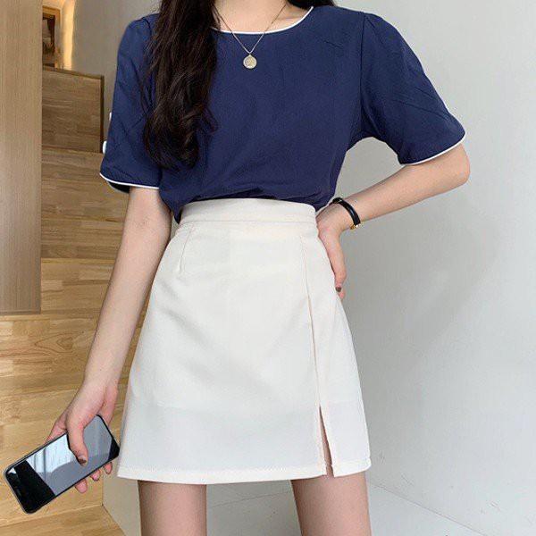 Chân Váy Xếp Ly Thiết Kế Xẻ Tà Sành Điệu Và Cá Tính