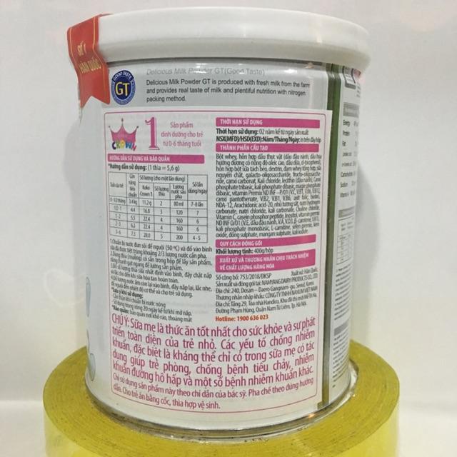 Sữa bột koko Grown 1- 400g date:04/2022