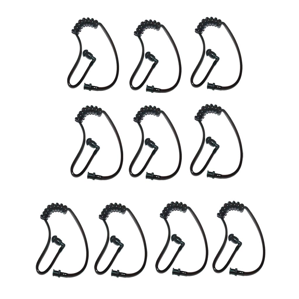 10 Pieces PTT Acoustic Tube in Earphones for / / Walkie Talkie