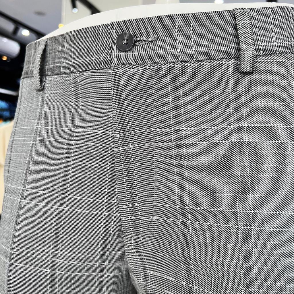Quần short tây nam owen màu xám sáng SW231234