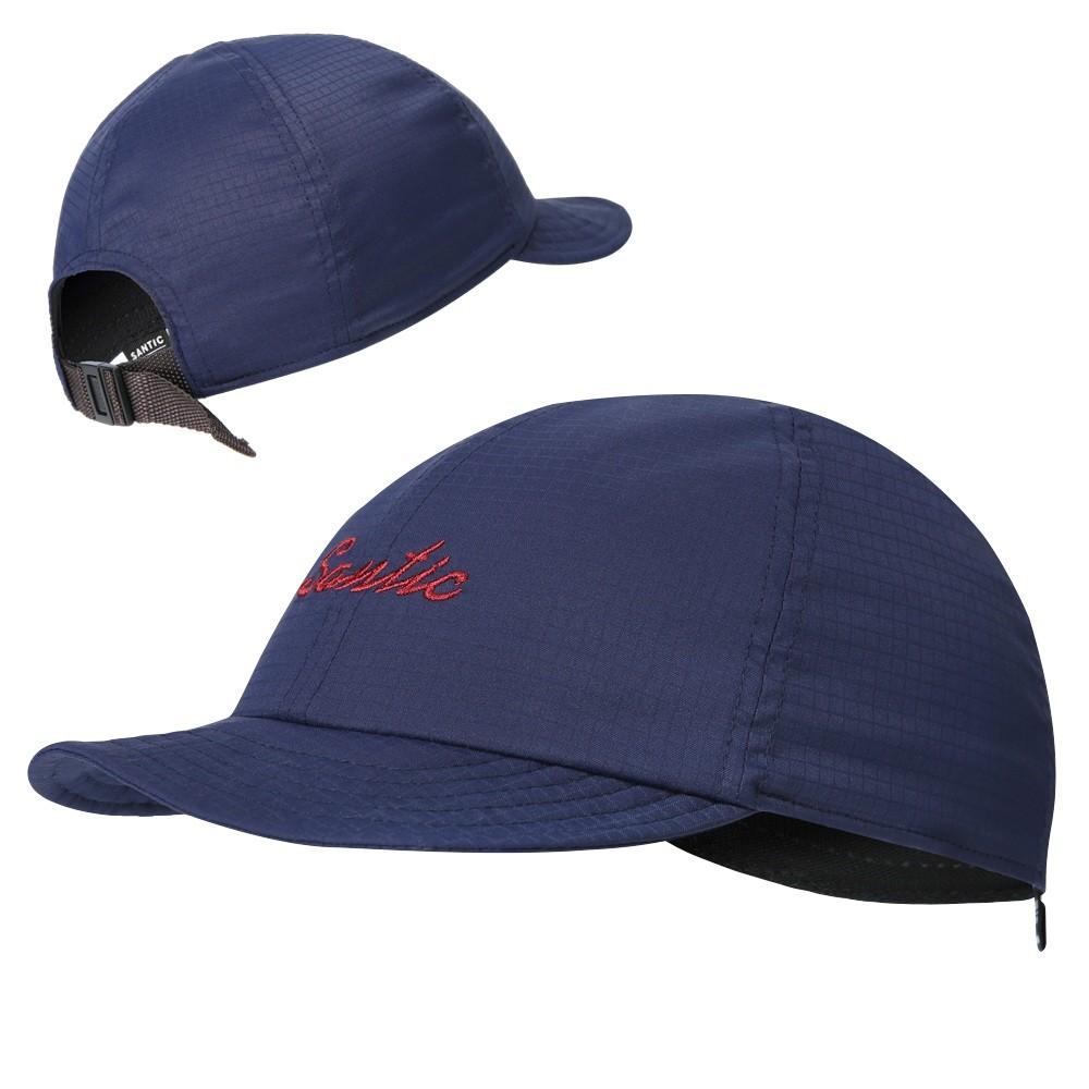 Santic cưỡi xe đạp xe đạp thể thao ngoài trời Mũ polyester Mũ mồ hôi hấp thụ mũ nhẹ nhẹ nhàng cho nam giới Color: W0P062N