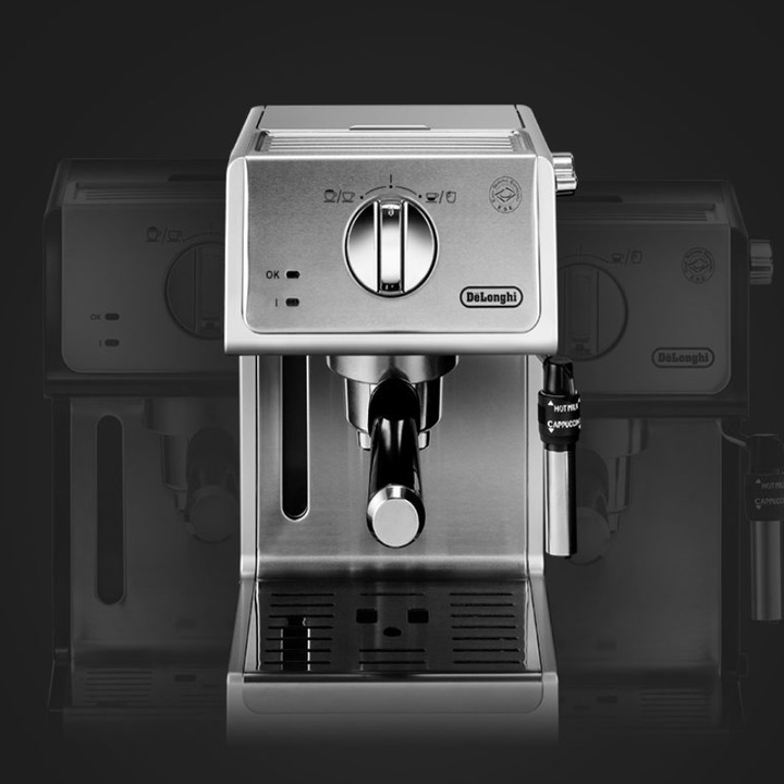 Máy pha cà phê ITALIA, Espresso thương hiệu cao cấp Delonghi - ECP36.31 - Dung tích: 1.1L - Công suất: 1100W - Hàng Nhập Khẩu