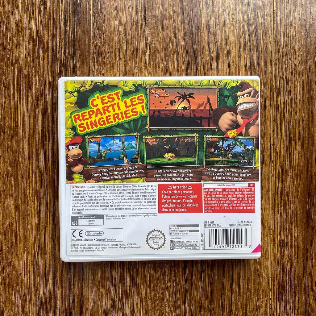 Game Donkey Kong Country Returns 3D EU - Game giải trí 3DS