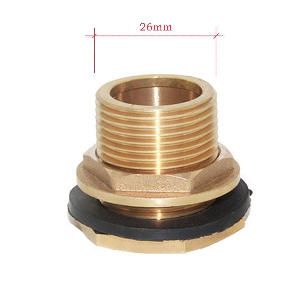 5-6pack 3/4'' Male Thread Brass Connector Garden Water Tank Brass Quick