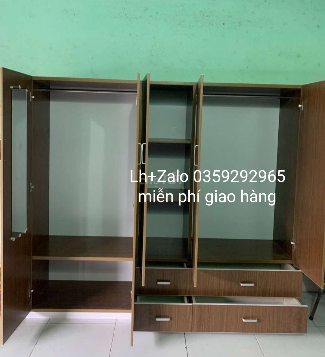 Tủ nhựa đài Loan 5 cánh