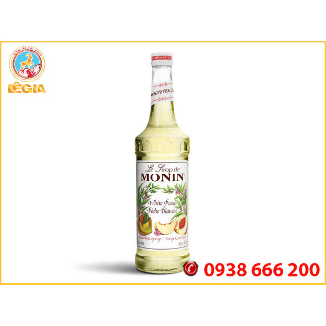 Siro MONIN Đào Trắng 700ml (MONIN WHITE PEACH SYRUP)