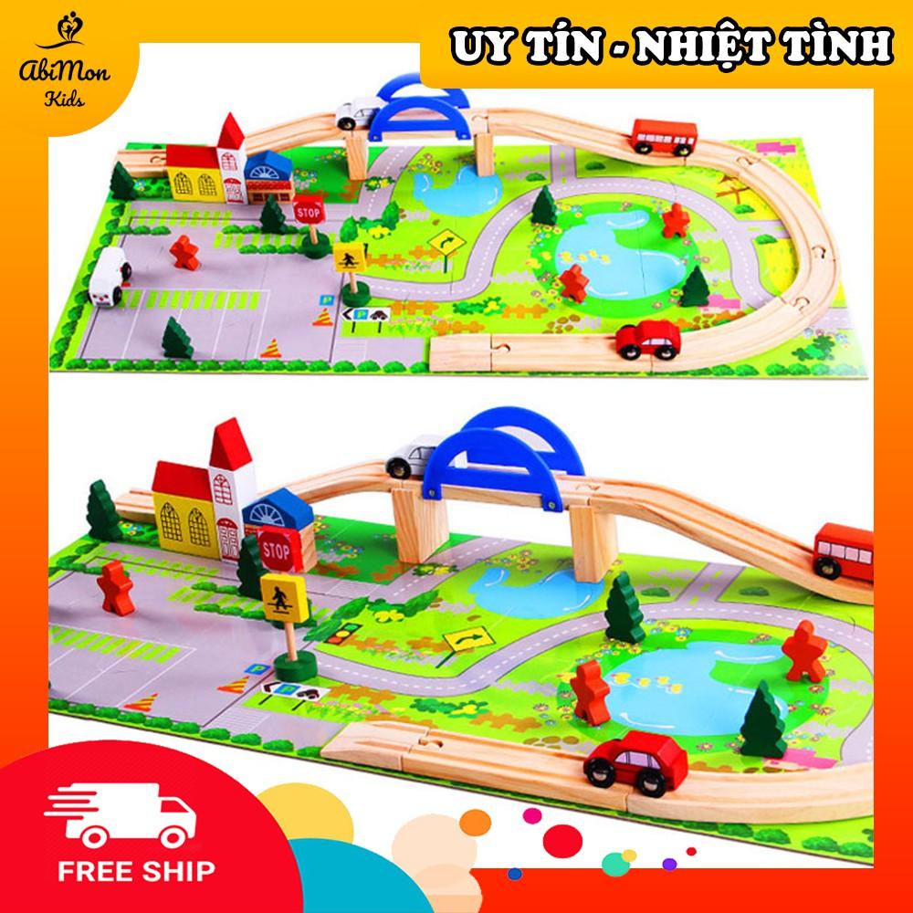 Bộ Ghép Mô Hình Giao Thông Thành Phố ️ Montessori cao cấp