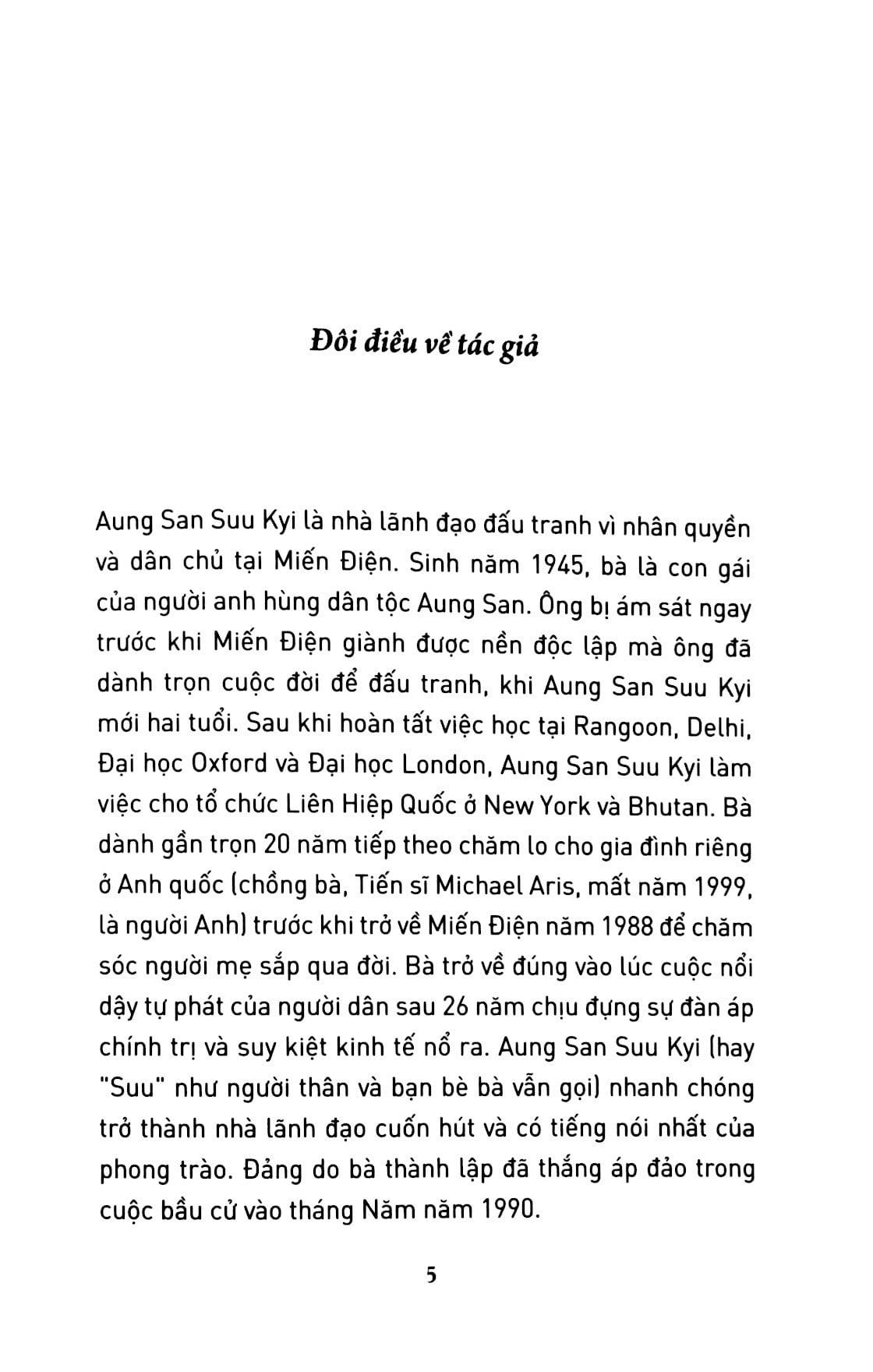 Sách Thư Gửi Từ Miến Điện