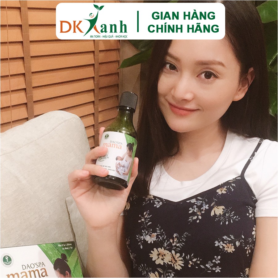 Combo 3 hộp - Nước tắm sau sinh Dao'spa Mama - DK Pharma (9 chai - dung tích 250ml/chai)