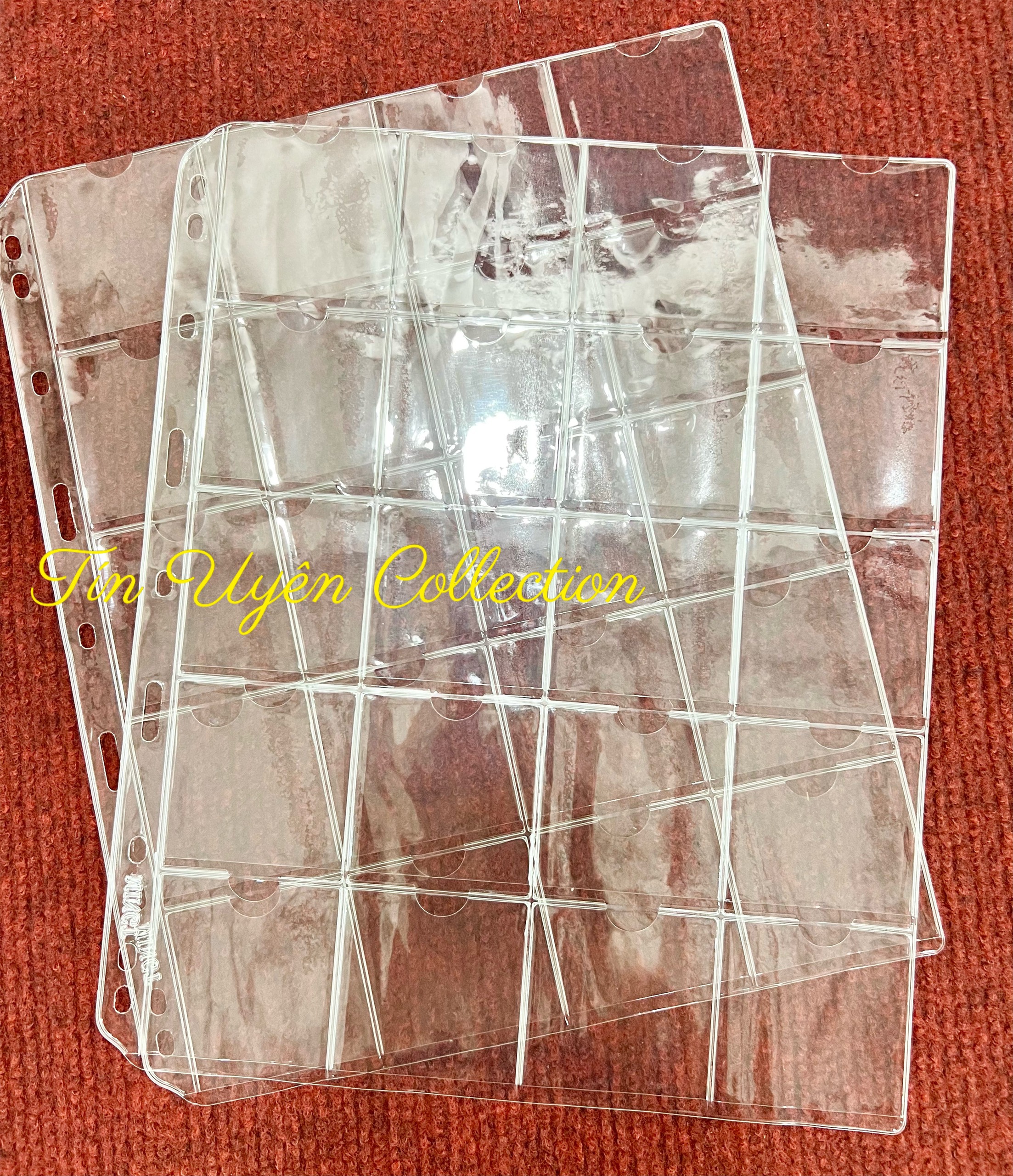 Combo 10 Phơi Đựng Xu 20 Ô Trong Suốt chính hãng Mingt - PCCB