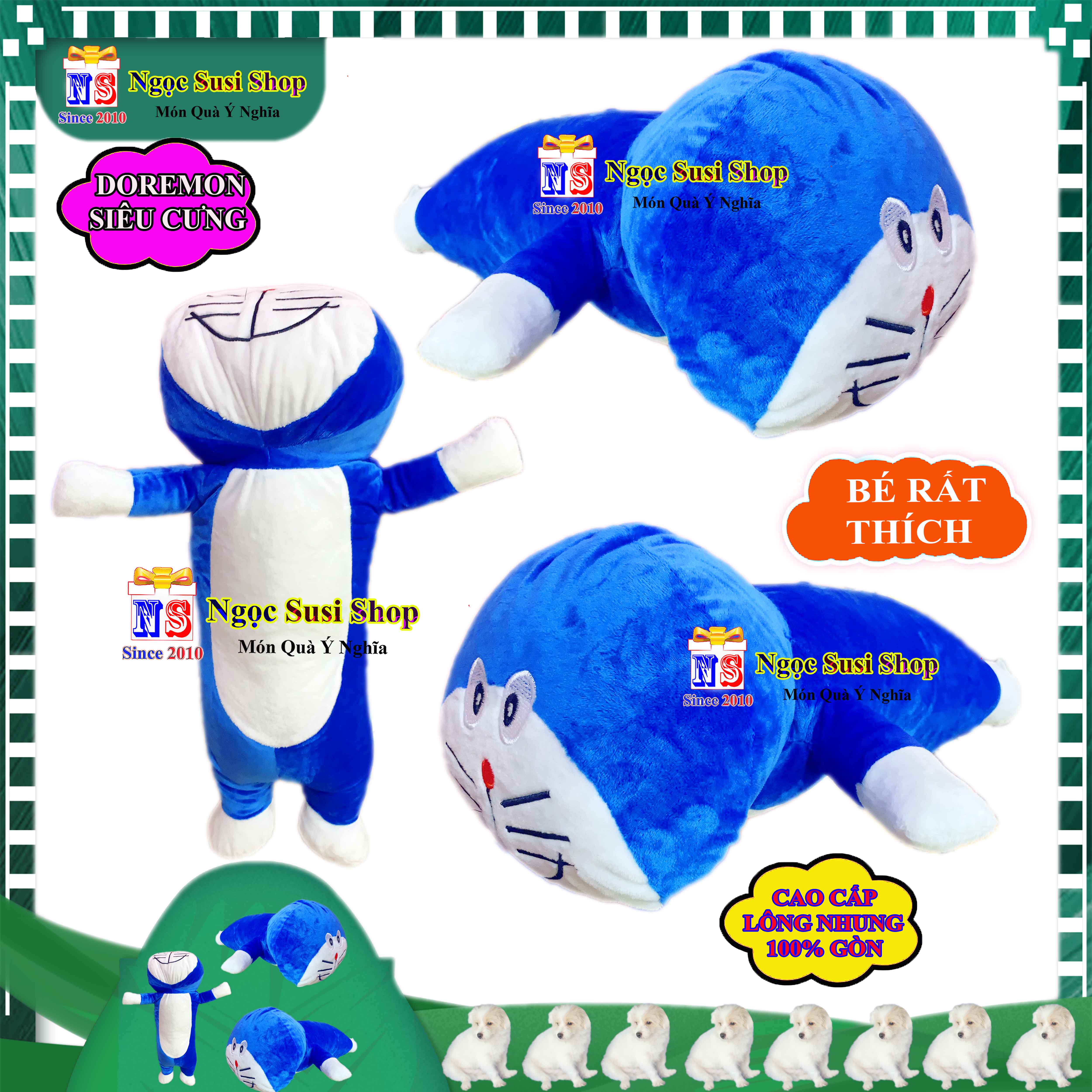 THÚ NHỒI BÔNG DORAEMON DOREMON BÉ RẤT THÍCH ÔM NGỦ - GẤU BÔNG ĐÔRÊMON HÀNG ĐỘC