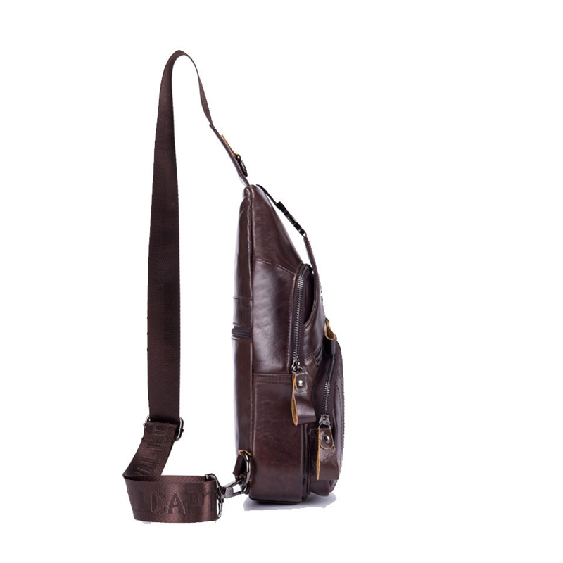 Túi đeo chéo nam DA BÒ THẬT phong cách mới – BEE GEE DCN9118