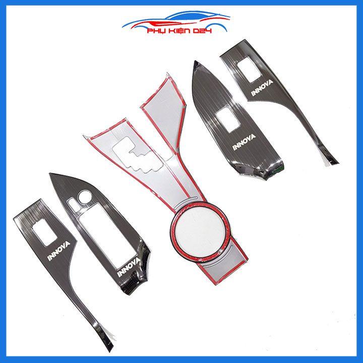 Ốp nội thất Innova 2017-2018-2019-2020-2021-2022 vân Titan bảo vệ chống trầy xước và làm đẹp xe