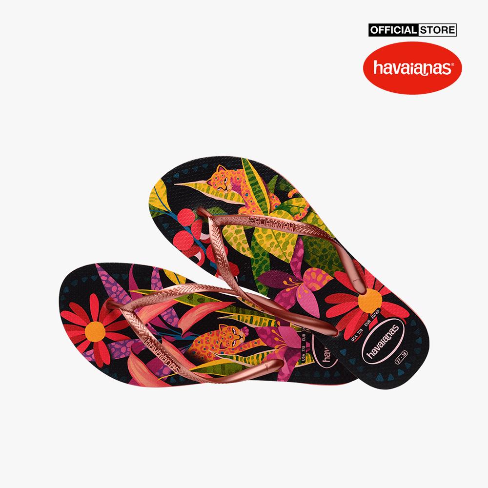 HAVAIANAS - Dép kẹp nữ Slim Tropical 4122111-1256