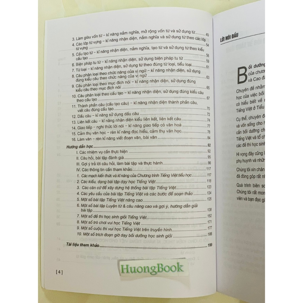 Sách - Bồi dưỡng học sinh giỏi Tiếng Việt ở Tiểu học