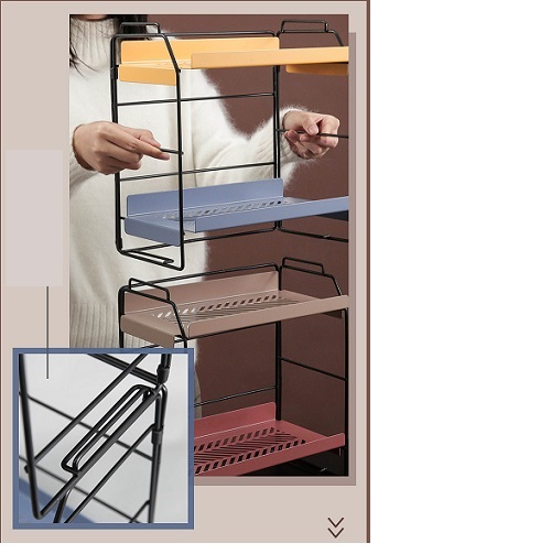 Kệ Để Sách , Lọ Gia Vị ,Mỹ Phẩm Đa Năng Bằng Sắt