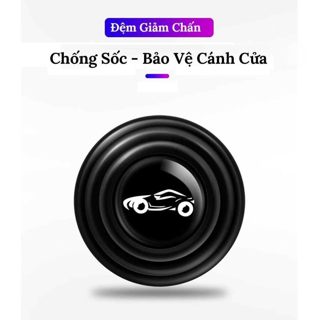 Nút dán giảm lực đóng bảo vệ cửa xe ô tô, miếng dán Silicon bảo vệ cửa ô tô