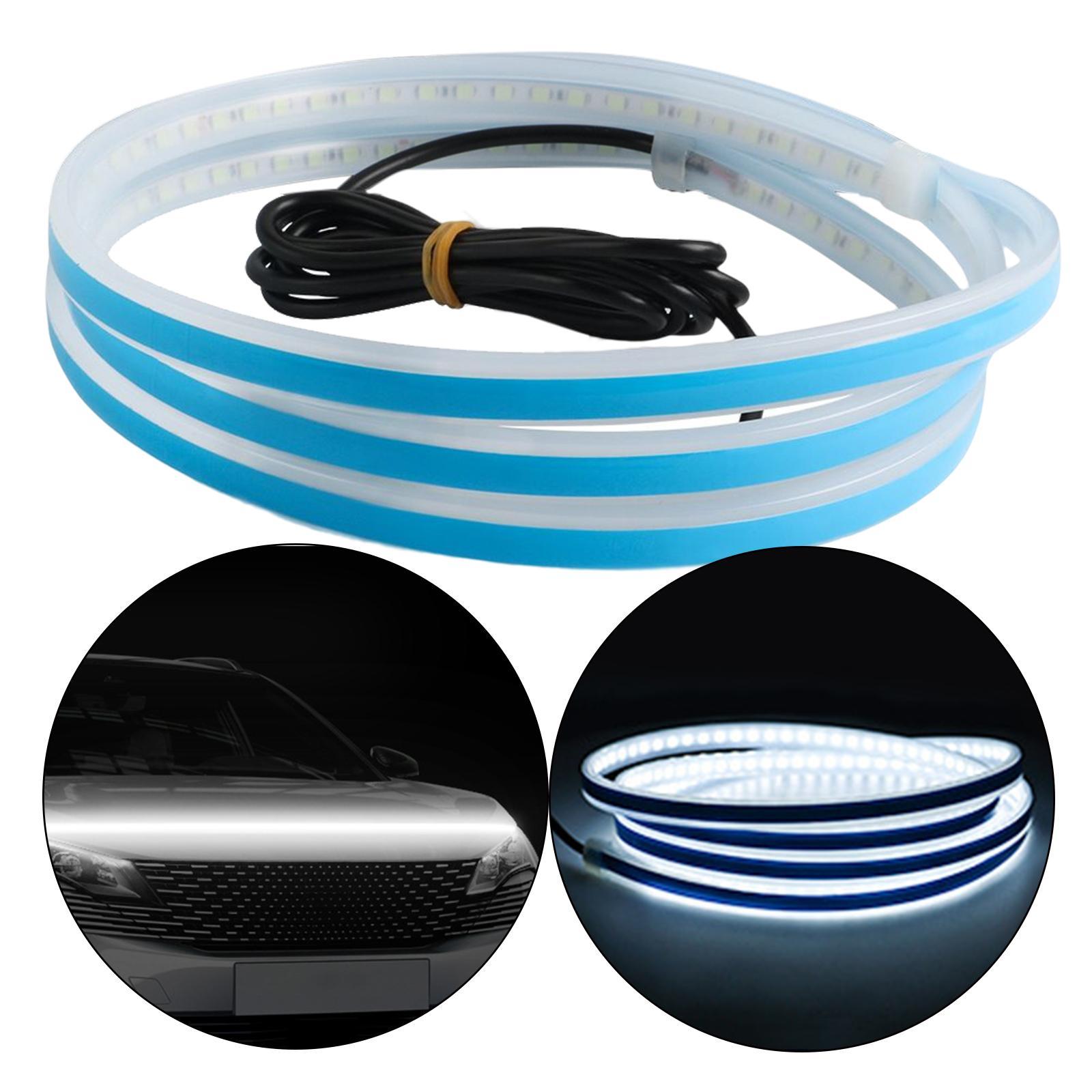 Car Hood Strip Light, Daytime Running Light Exterior Car Engine Cover Decoration for Car SUV