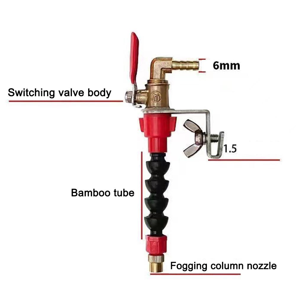 Stainless Steel Dust Cleaning Water Sprayer Cutting Machine Dust Remover Suitable for High-speed Cutting Dust Removing Tool