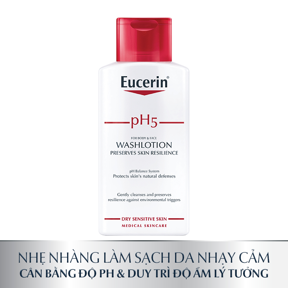 Sữa tắm cho da nhạy cảm Eucerin pH5 Washlotion 400ml