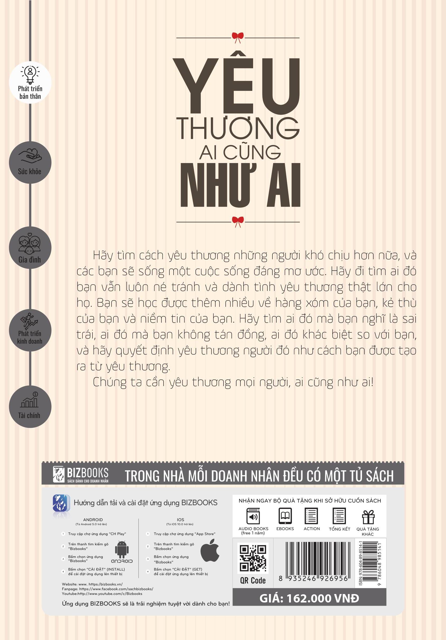 Yêu Thương Ai Cũng Như Ai - Sách hay mỗi ngày