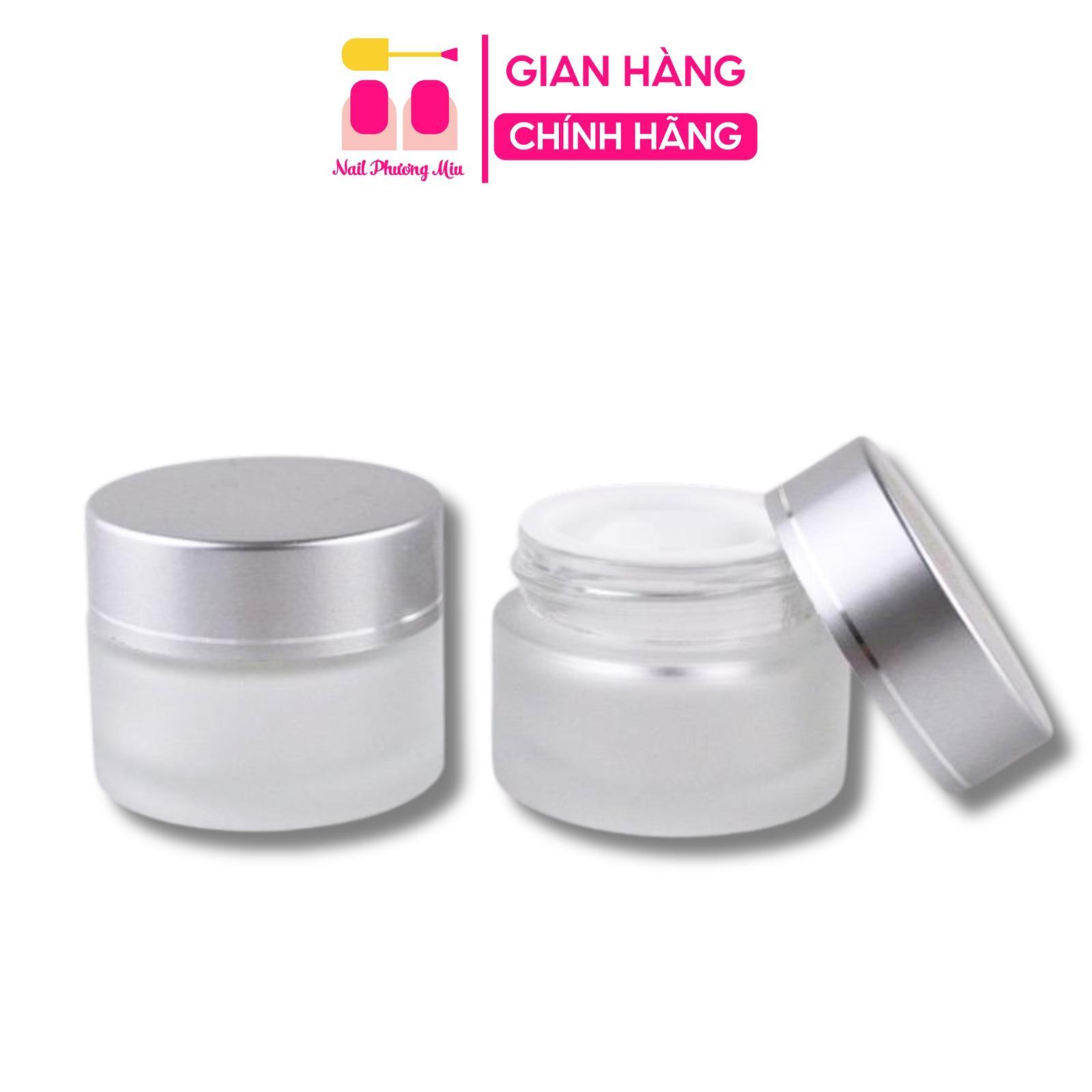 Hũ Thủy Tinh Chiết Mỹ Phẩm 2 Size 30ml 50ml Làm Nail Tiện Lợi, Hũ Đựng Lưu Huỳnh, Chiết kem, Hộp Đựng Kem Du Lịch An Toàn, Sang Trọng Cho Nàng