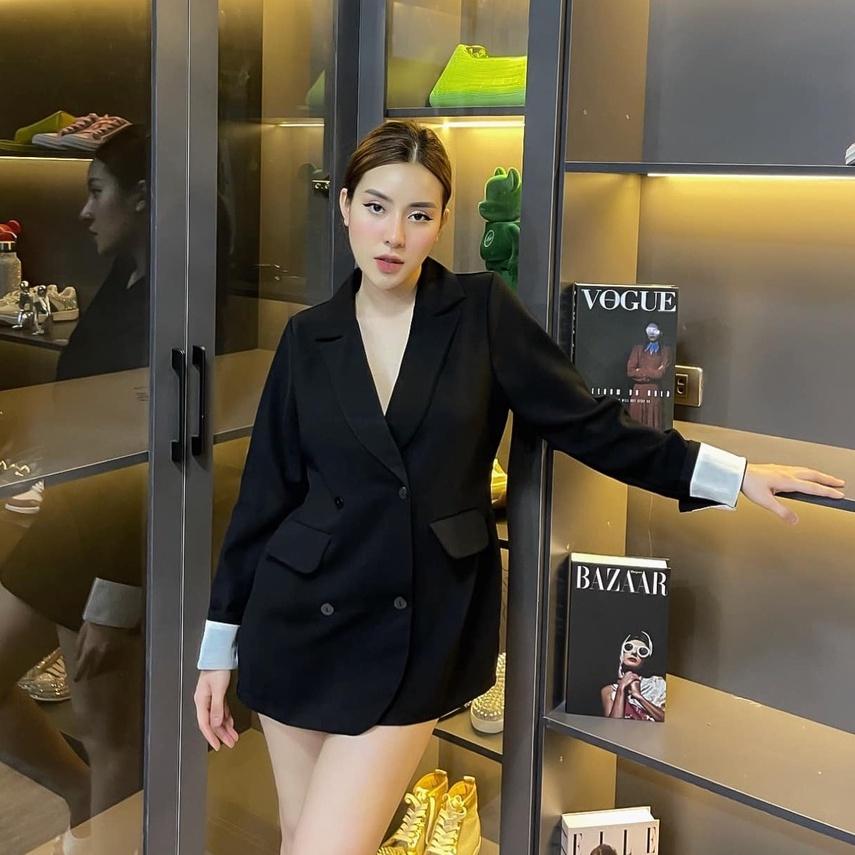 Áo blazer nữ áo vest dài tay khoác ngoài phong cách hàn quốc nhiều màu ( VE01