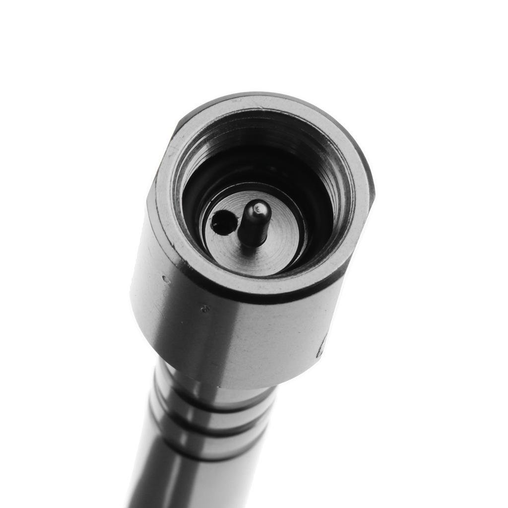 2pcs Aluminum Alloy Screw Type Gas Lantern Pole for Camping Hiking Picnic BBQ 20.5cm