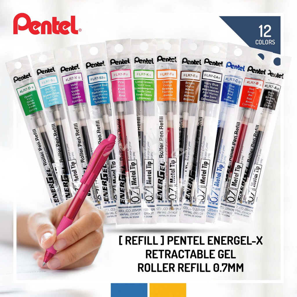 Ruột Bút Ký Nhật Bản Pentel Energel LR7 (Ngòi 0.7mm)