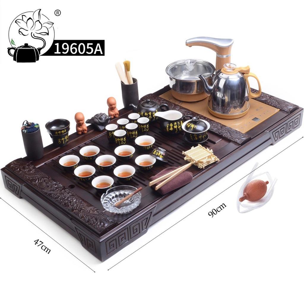 Bàn trà điện mã 196 gỗ sồi - bàn trà điện thông minh đa năng - bảo hành 12 tháng - làm quà tặng, quà biếu lịch sự, sang trọng, ý nghĩa