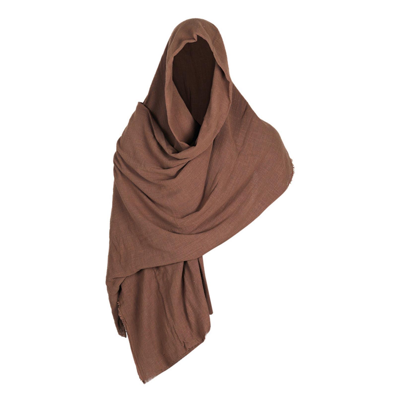Medieval Hooded Cloak Accessories Gothic for Cosplay Men Carnivals Party Parties