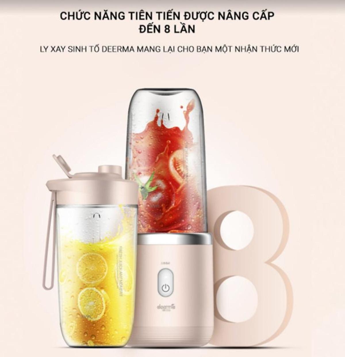 Máy xay sinh tố cầm tay Deerma Juicer Blender DEM-NU05- Hàng chính hãng