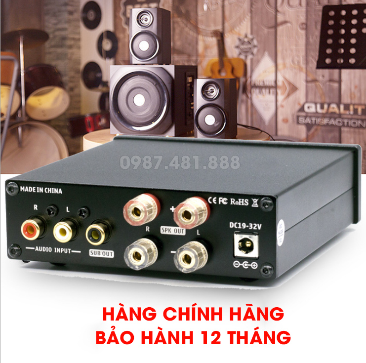 SUCA AUDIO M98E PRO - Amply nghe nhạc mini kiêm bộ giải mã âm thanh chất lượng cao- Tặng USB chứa nhạc lossless - Công suất 160w/kênh - Hàng chính hãng