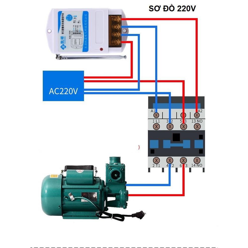 Công Tắc Điều Khiển Từ Xa 3km 5kw ĐIỆN 380V