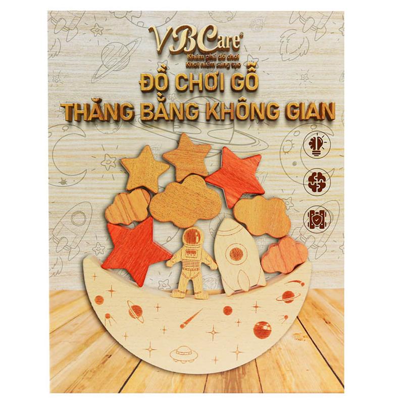 Đồ Chơi Gỗ Thăng Bằng Không Gian - VBC-WOOD-01S (11 Chi Tiết)