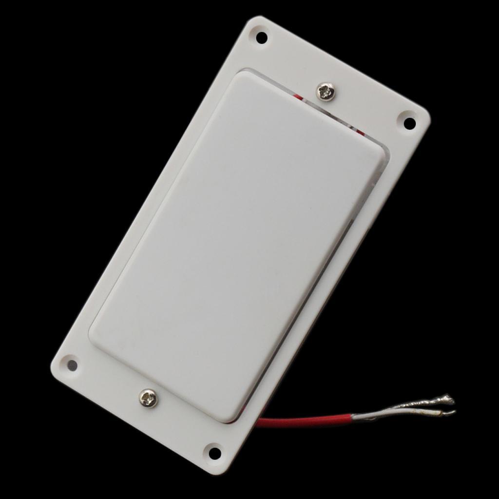 2x White Sealed Humbucker Pickup Frame Replacement Parts for Electric Guitar