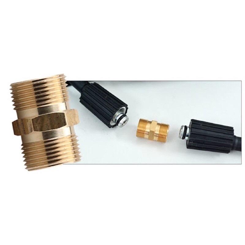 Khớp nối, kép nối, đầu nối giữa 2 dây xịt rửa - rửa xe áp lực cao