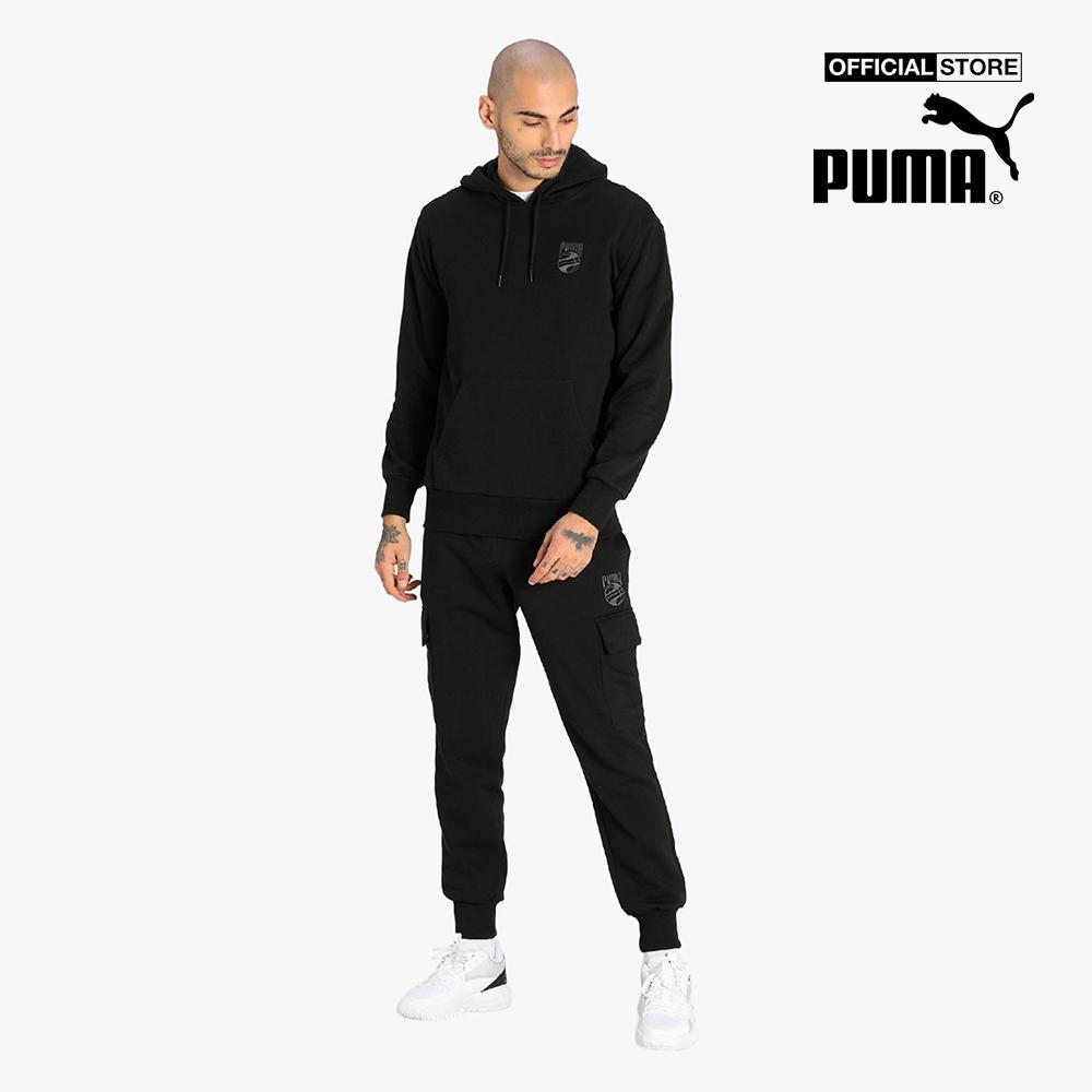 PUMA - Quần jogger thể thao nam bo gấu Booster Basketball 532124