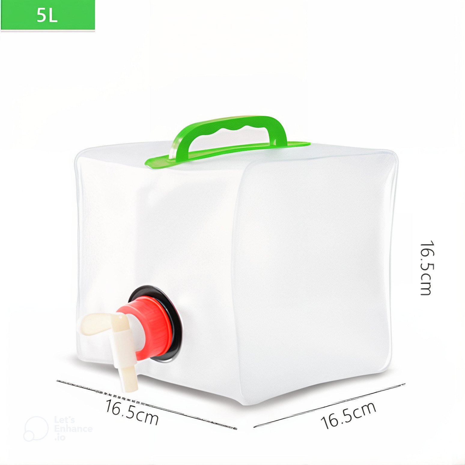 Túi Nước Gấp 5L/ 10L Di Động Đi Ngoài Trời Dụng Cụ Cắm Trại Nhựa PVC Bền Phụ Kiện, Tiện Lợi Cho Cắm Trại Picnic - Mai Lee