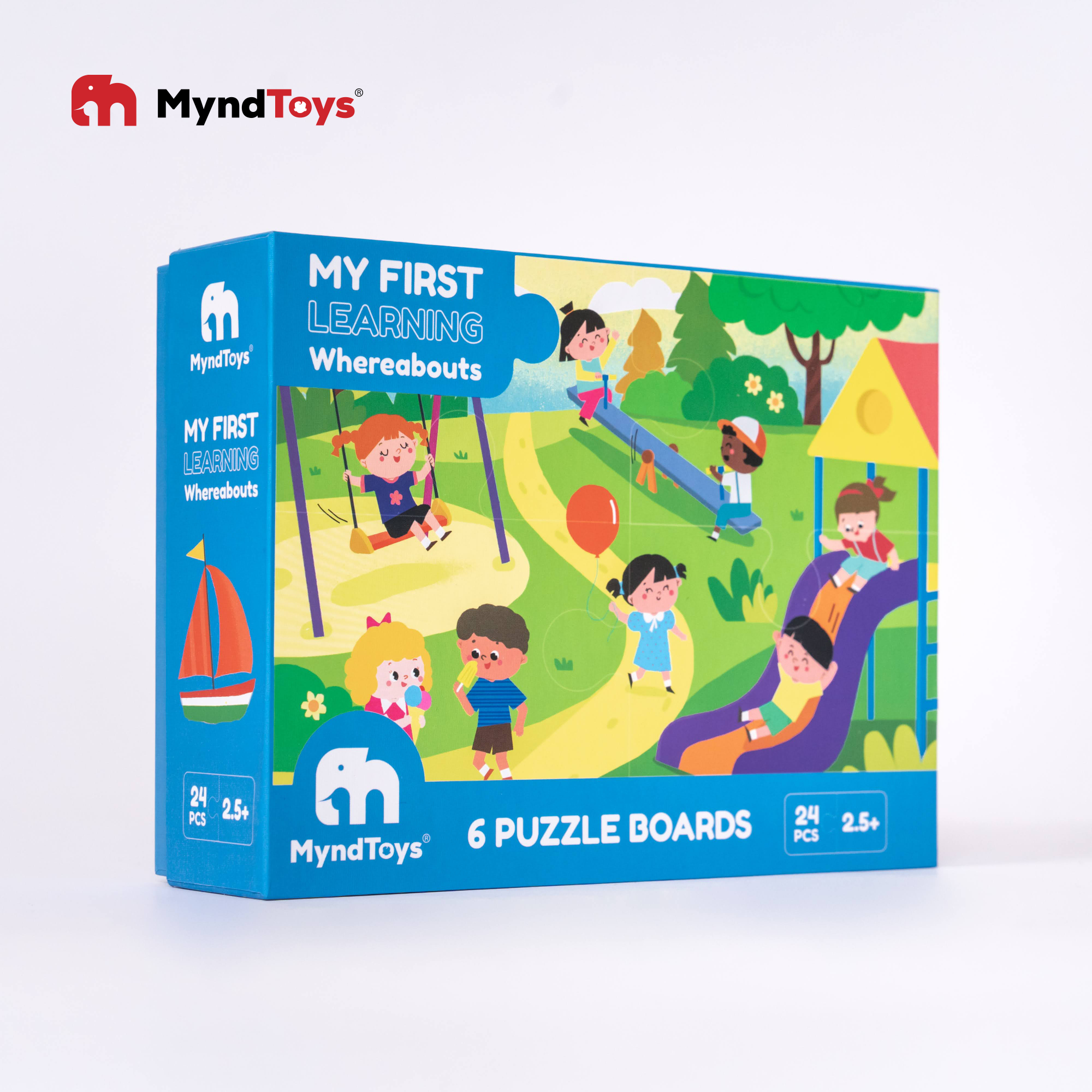 Đồ Chơi Giáo Dục Myndtoys My First Learning - Whereabouts - Dành Cho Các Bé Trên 2.5 Tuổi