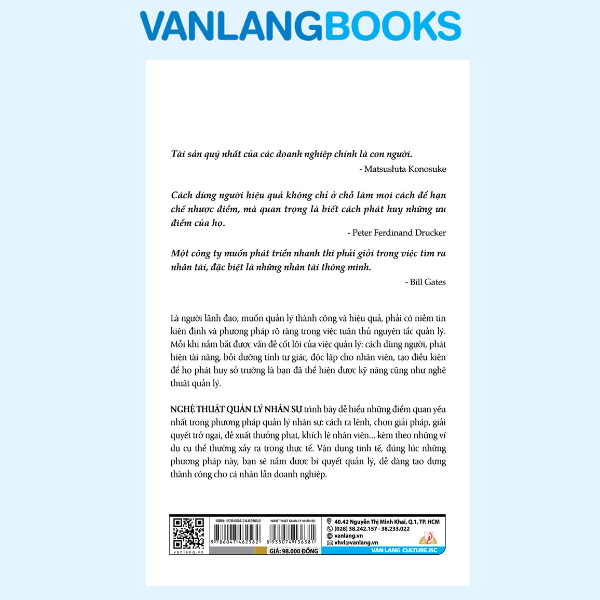 Nghệ Thuật Quản Lý Nhân Sự - Vanlangbooks