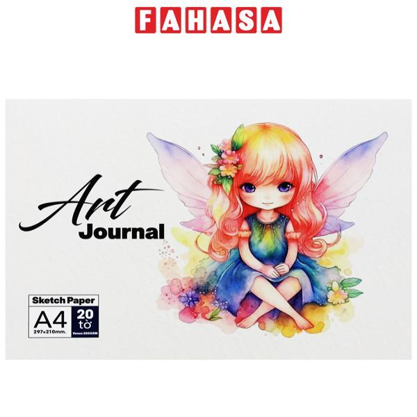 Tập Vẽ Art Journal A4 - 40 Trang 220gsm - The Sun - Bé Gái