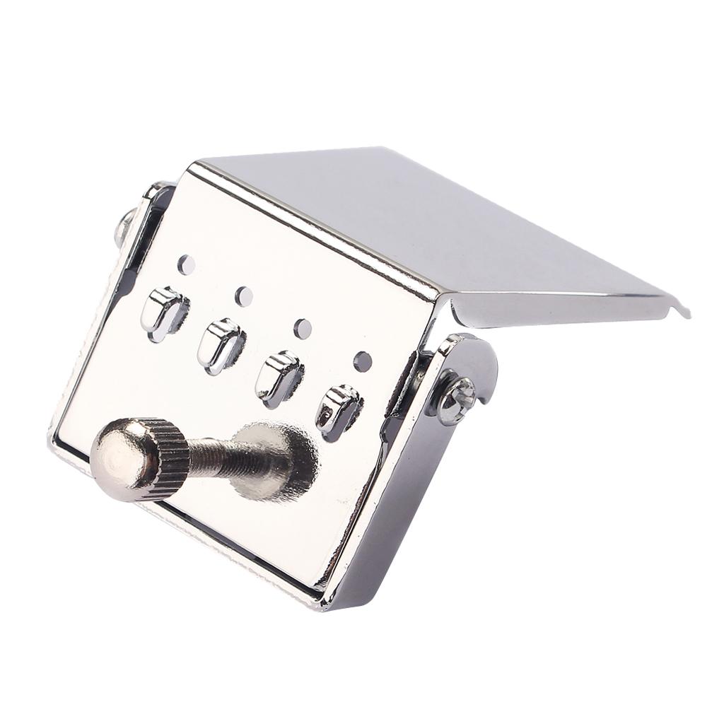 Sunnimix Đàn Guitar Viền Bóng Đuôi Cho 4 Dây Đàn Banjo Bạc Phối Phụ Kiện