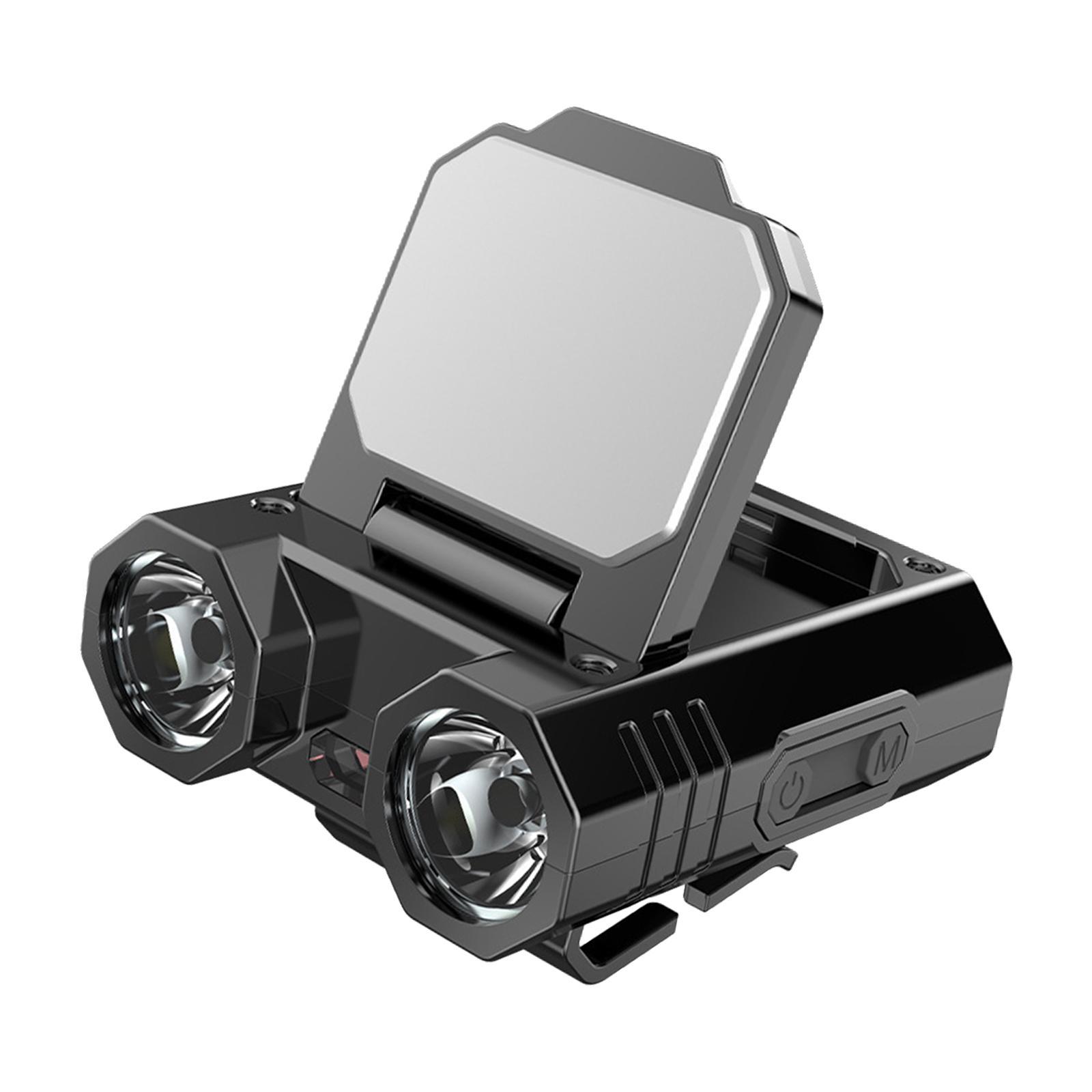 Strong Light Mini Clip On Brim Lamp Hat Light for Running Outdoor