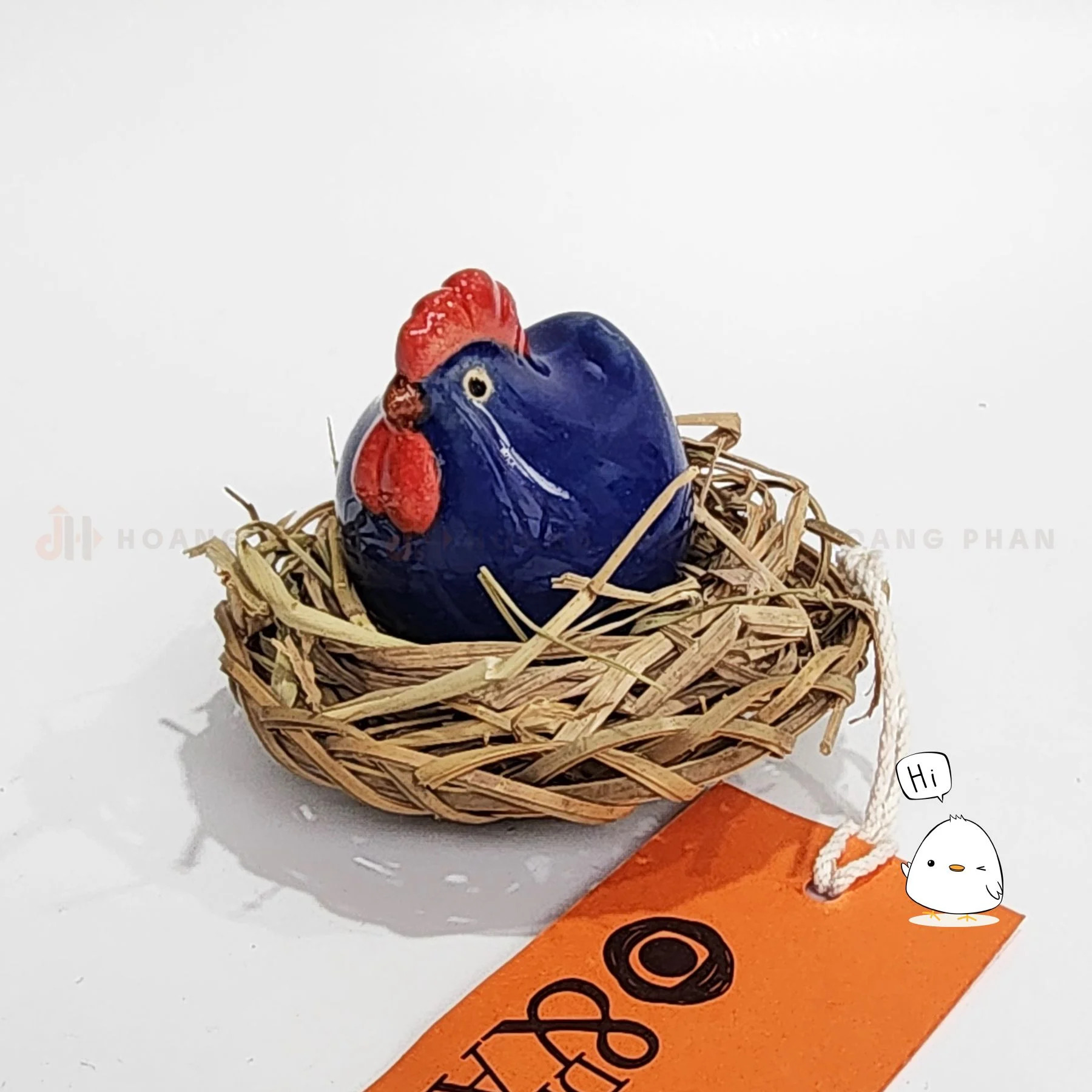 Bộ Ổ Gà Lam Kê chặn giấy, trang trí - Phiên bản 02
