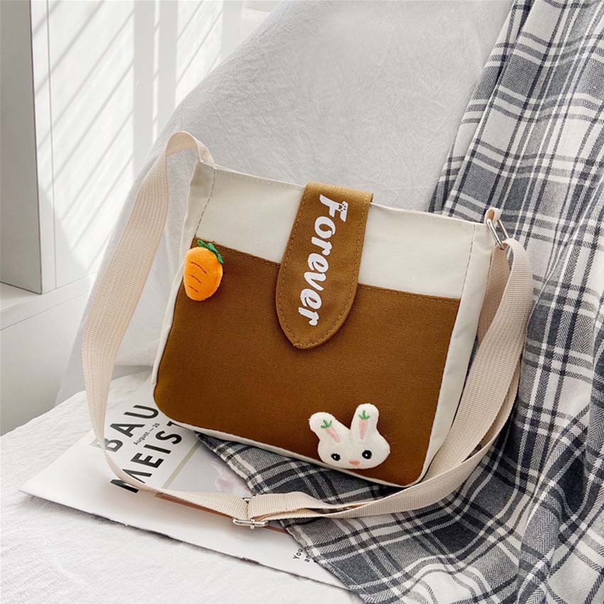 Túi đeo chéo NASI T1031 phong cách hàn quốc túi xách nữ đeo vai thời trang dạo phố dễ thương vải đẹp
