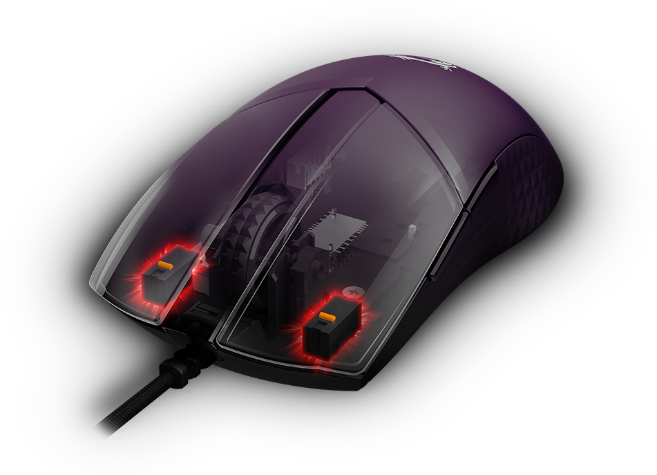 Chuột Gaming MSI Clutch GM41 V2 | Có Dây, Lightweight, 16000 DPI, RGB Mystic Light - GiaPhucStore | Hàng Chính Hãng