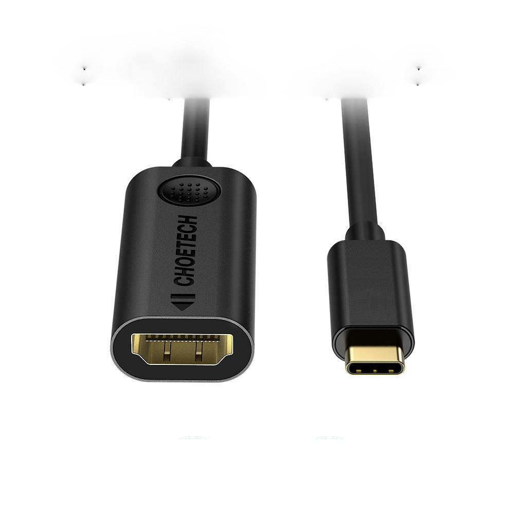 Bộ chuyển đổi 4K@60Hz USB-C sang HDMI PVC Choetech HUB-H04 (HÀNG CHÍNH HÃNG)