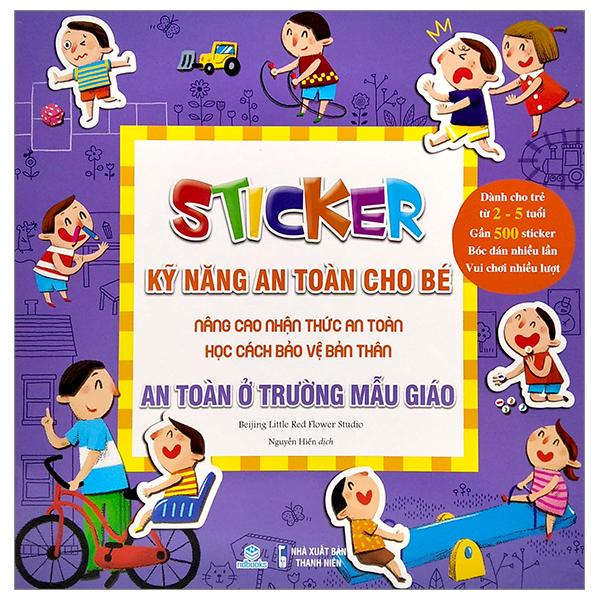 Stickers Kỹ Năng An Toàn Cho Bé - An Toàn Ở Trường Mẫu Giáo