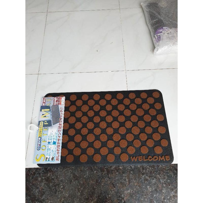 THẢM WELCOME DOORMAT CAO SU NGUYÊN KHỐI CONDOR